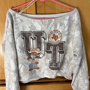 Hollister off the shoulder sweatshirt